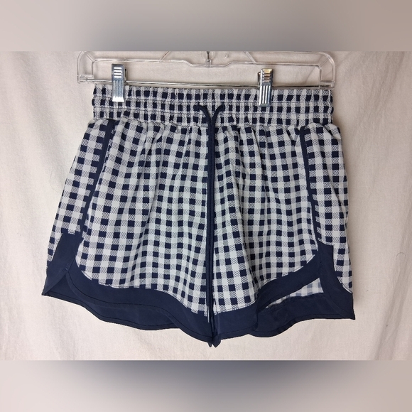 crown & ivy Pants - Crown & Ivy Navy Checkered Athletic Shorts Small NWOT